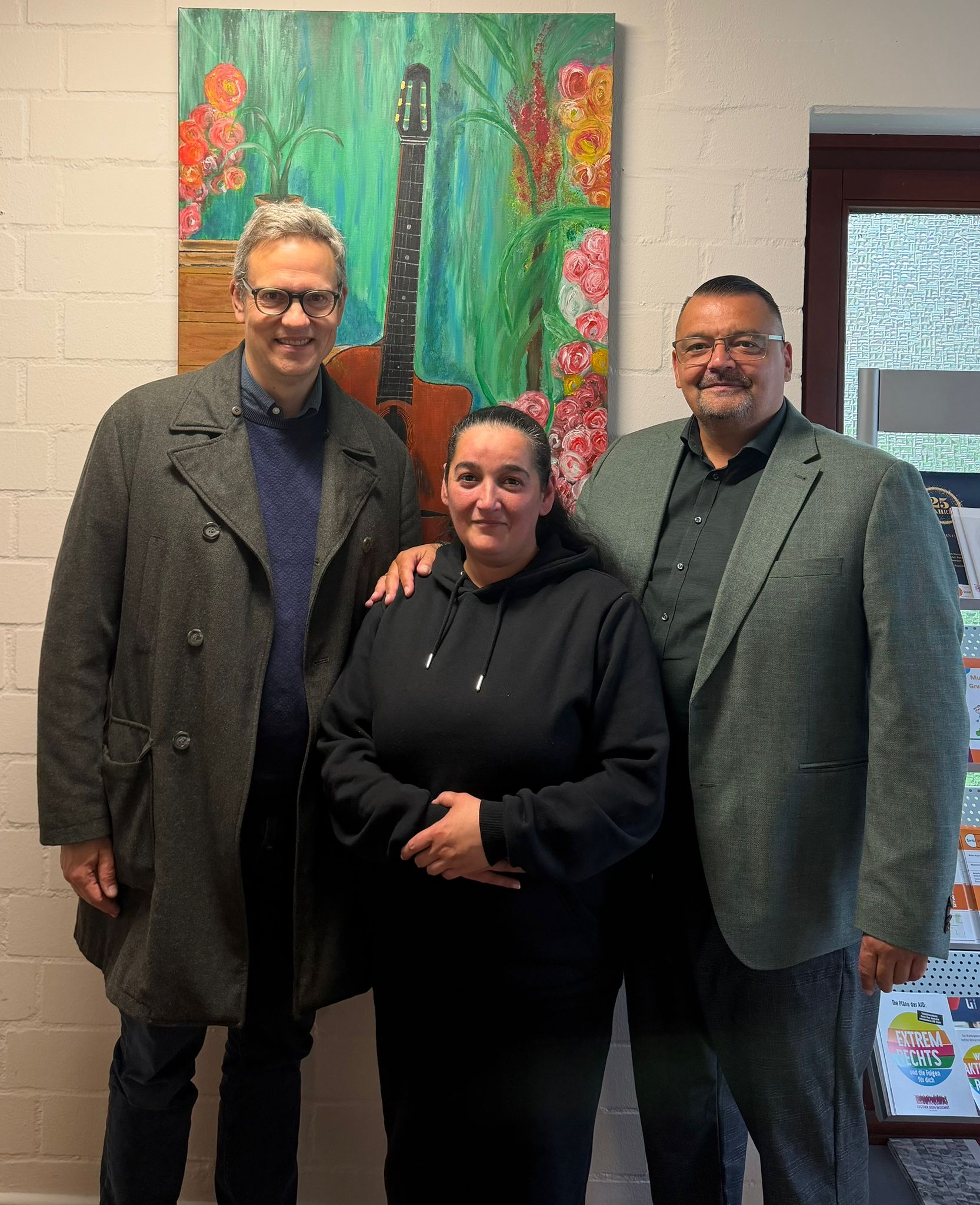Besuch von Eric Vaccaro im Sinti-Verein